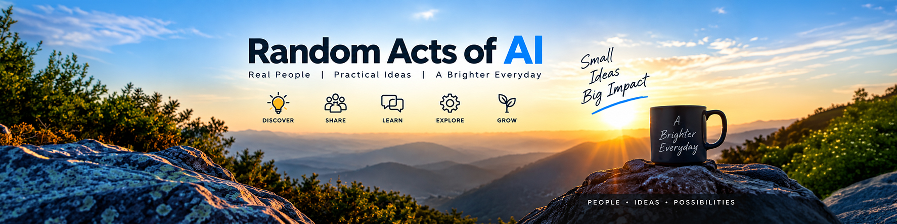 Random Acts of AI - Real People, Practical Ideas, A Brighter Everyday